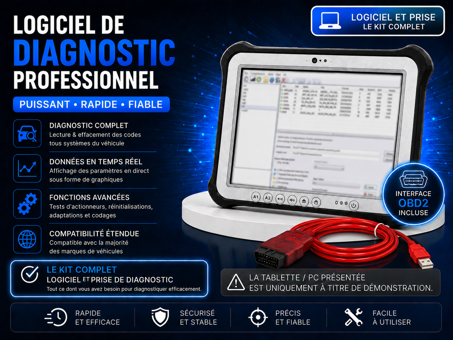 Outils de Diagnostics Automobiles Renolink 2.11 Avec OBD