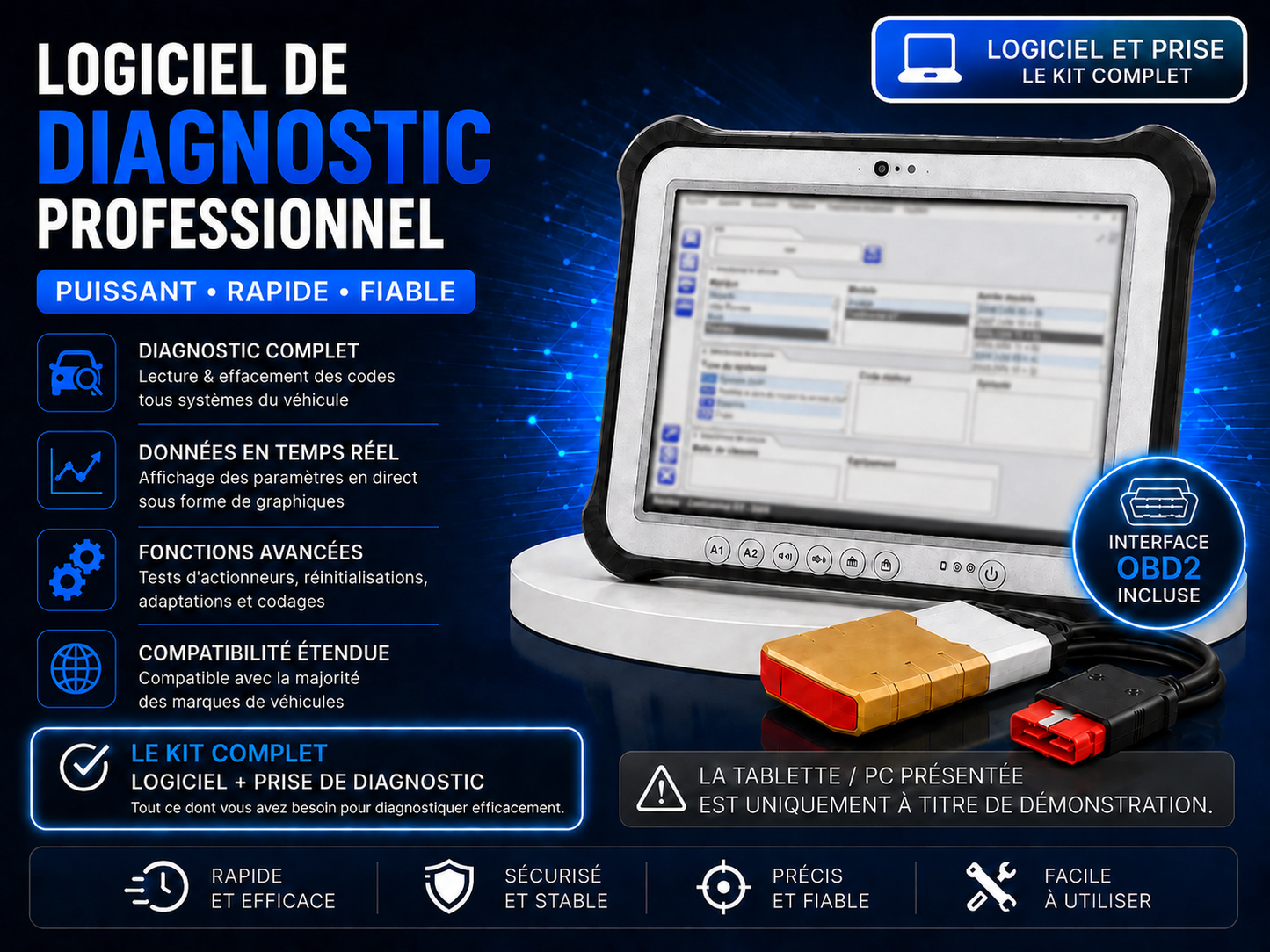 Outils de Diagnostics Automobiles Delphi 2021 Avec OBD