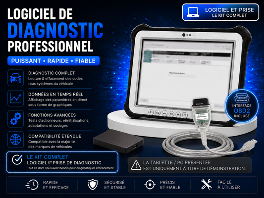 Outils de Diagnostics Automobiles Ista D P 4.50 Avec Kdcan Dde