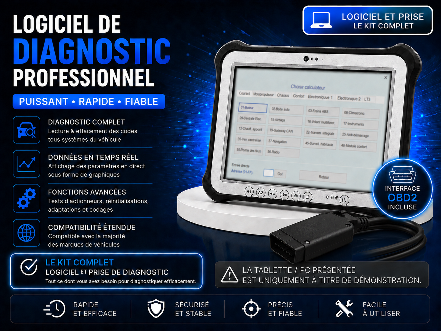 Outils de Diagnostics Automobiles Vcds 25.3 Avec OBD 2023