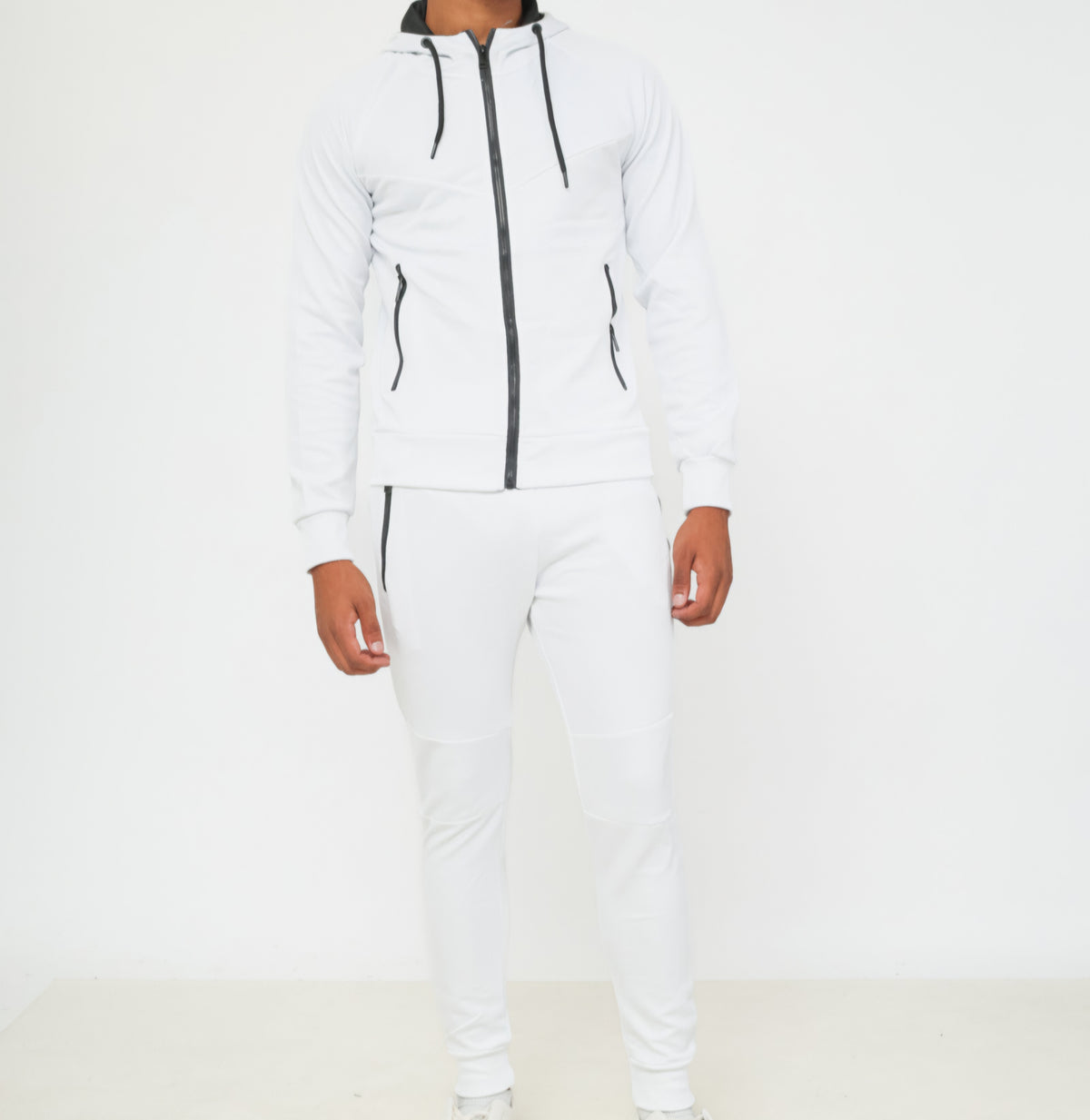 Ensemble survêtement homme blanc - face